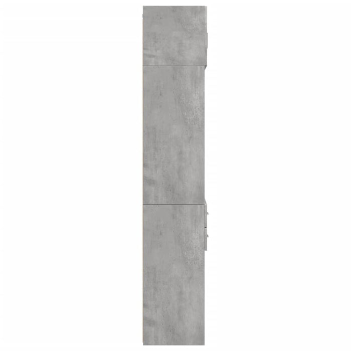 Armadietto Grigio Cemento 70x42,5x225 cm in Legno Multistrato 3281339