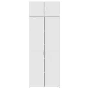 Mobile Portaoggetti Bianco 80x42,5x225 cm in Truciolato 3281350