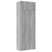 Armadietto Grigio Sonoma 80x42,5x225 cm in Truciolato 3281355