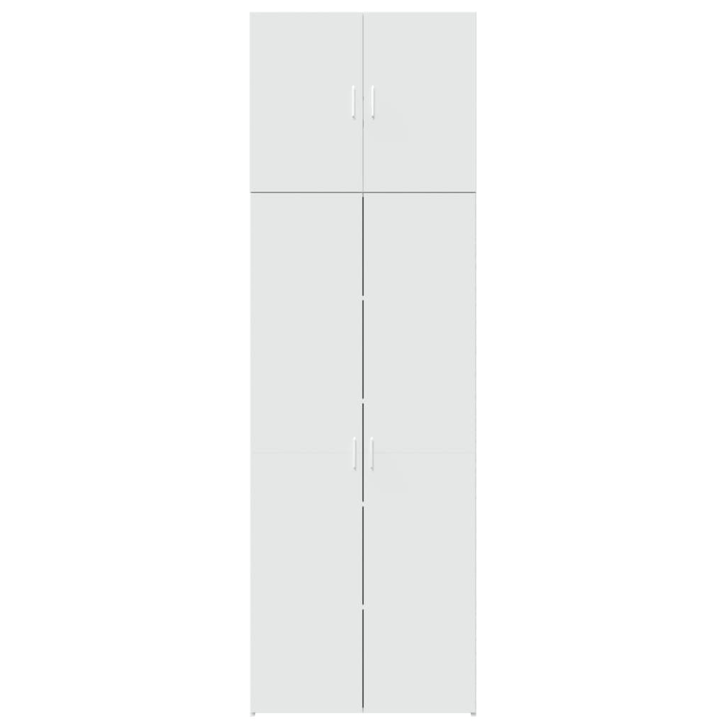 Credenza Bianca 80x42,5x249 cm in Legno Multistrato 3281364