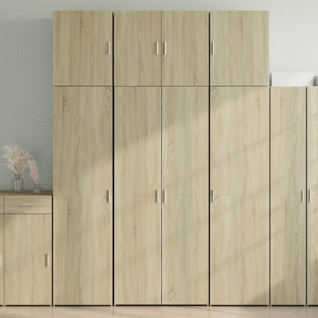 Credenza Rovere Sonoma 80x42,5x249 cm in Legno Multistrato 3281366