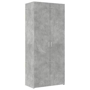 Credenza Grigio Cemento 80x42,5x249 cm in Legno Multistrato 3281367