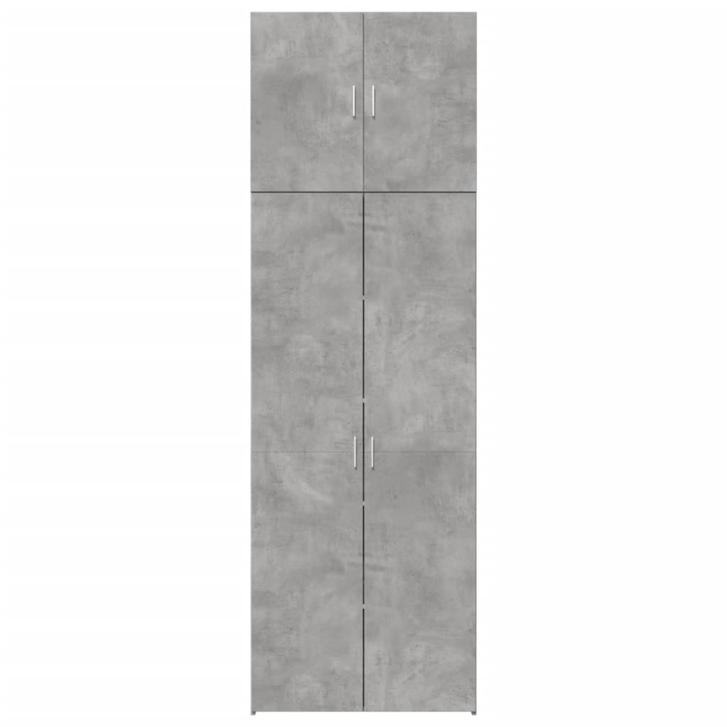 Credenza Grigio Cemento 80x42,5x249 cm in Legno Multistrato 3281367