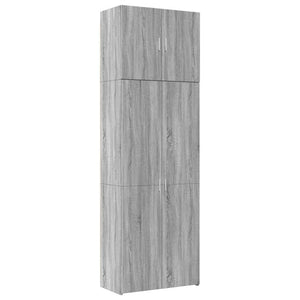 Credenza Grigio Sonoma 80x42,5x249 cm in Legno Multistrato 3281369