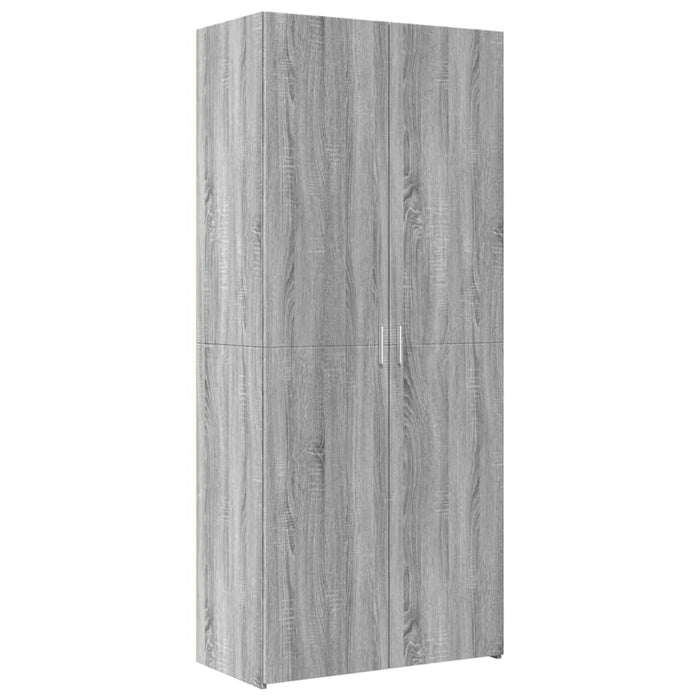 Credenza Grigio Sonoma 80x42,5x249 cm in Legno Multistrato 3281369