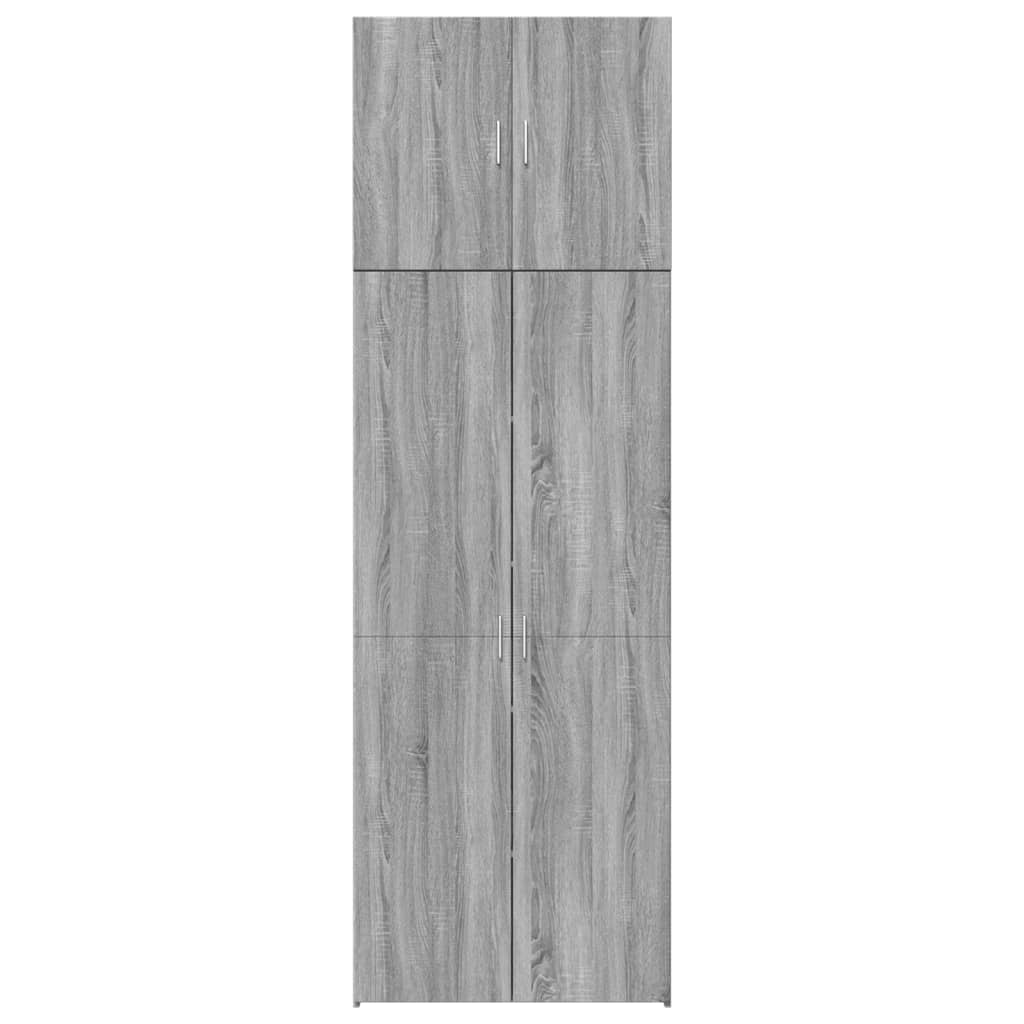 Credenza Grigio Sonoma 80x42,5x249 cm in Legno Multistrato 3281369