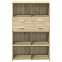 Credenza Rovere Sonoma 80x42,5x124 cm in Legno Multistrato 3281387