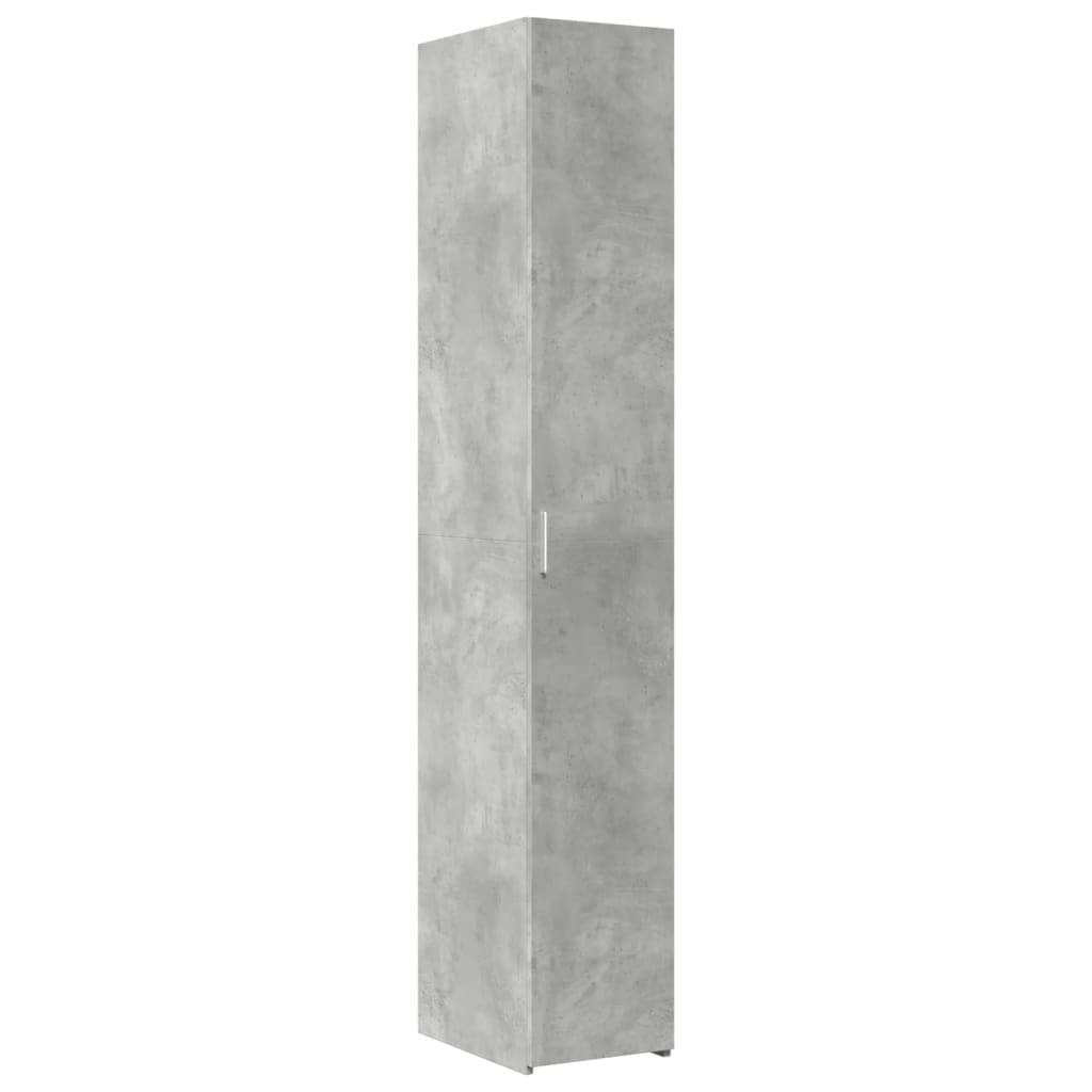 Credenza Grigio Cemento 30x42,5x185 cm in Legno Multistrato 3281395