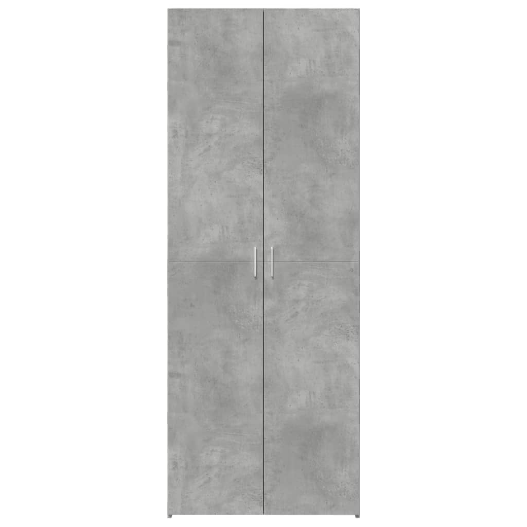 Credenza Grigio Cemento 70x42,5x185 cm in Legno Multistrato 3281423