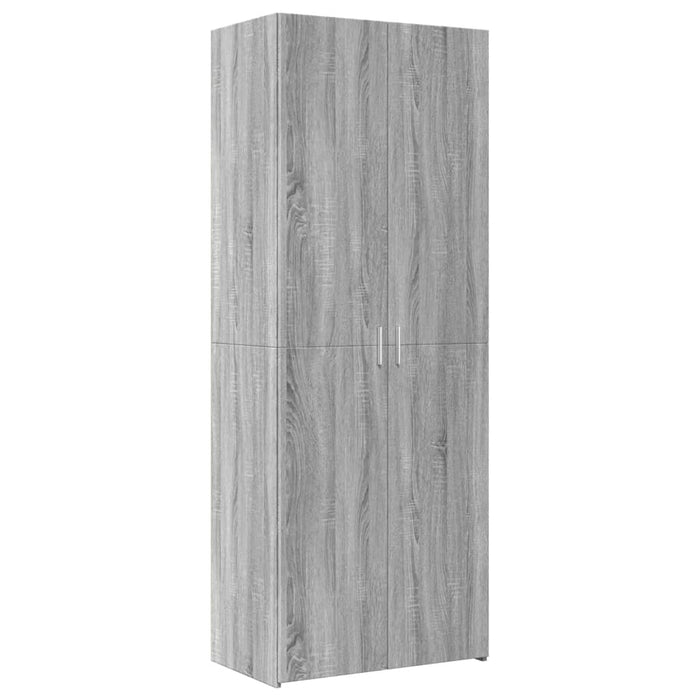 Credenza Grigio Sonoma 70x42,5x185 cm in Legno Multistrato 3281425