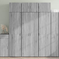 Credenza Grigio Sonoma 70x42,5x185 cm in Legno Multistrato 3281425