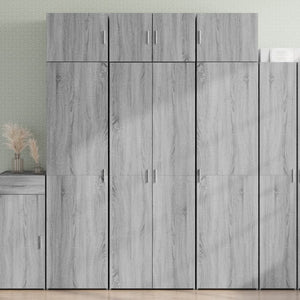 Credenza Grigio Sonoma 70x42,5x185 cm in Legno Multistrato 3281425