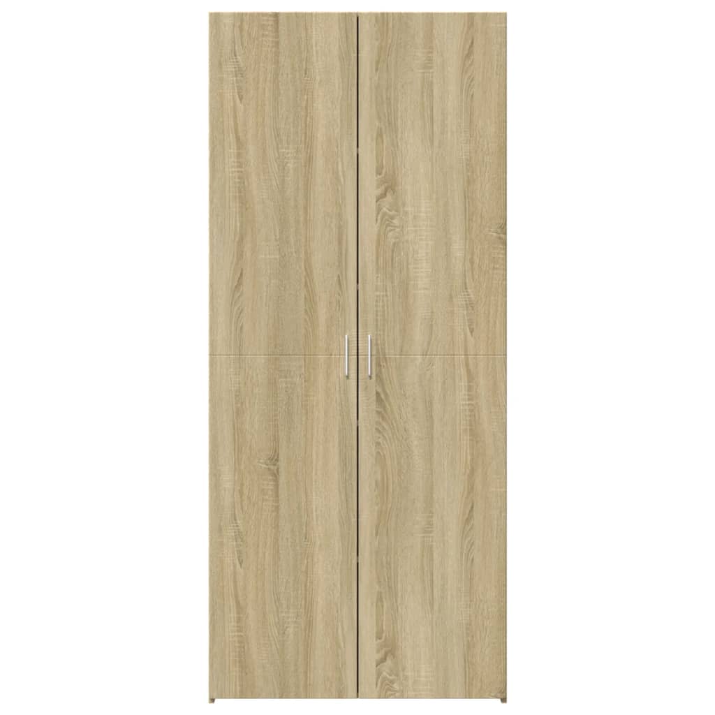 Credenza Rovere Sonoma 70x42,5x185 cm in Legno Multistrato 3281429