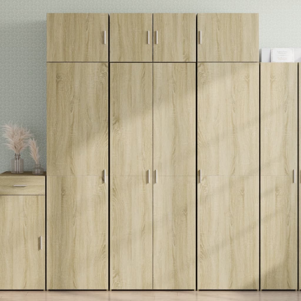 Credenza Rovere Sonoma 70x42,5x185 cm in Legno Multistrato 3281429