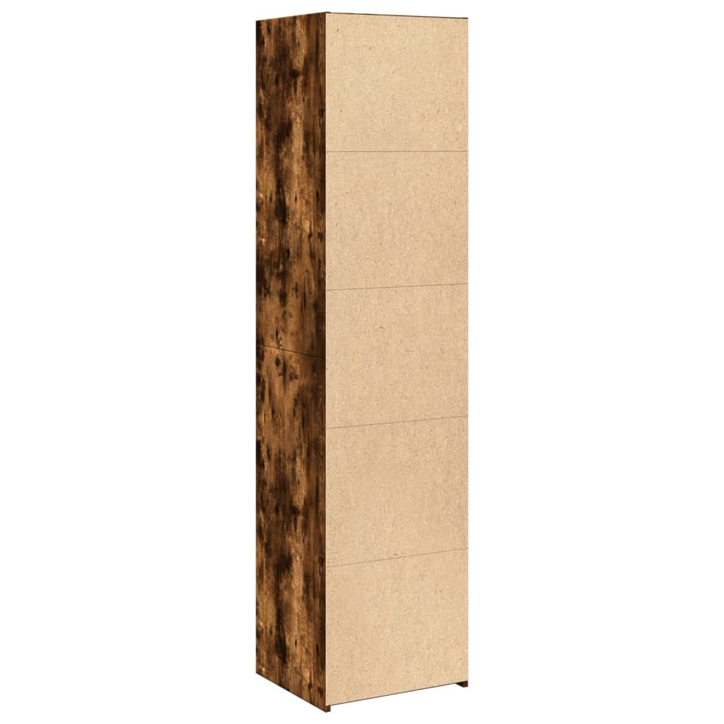 Credenza Rovere Fumo 45x41x185 cm in Legno Multistrato 3281677