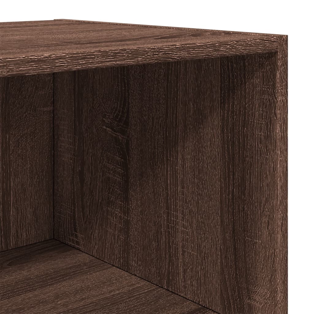 Credenza Rovere Marrone 45x41x185 cm in Legno Multistrato 3281679