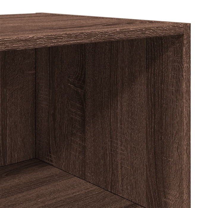 Credenza Rovere Marrone 45x41x185 cm in Legno Multistrato 3281679