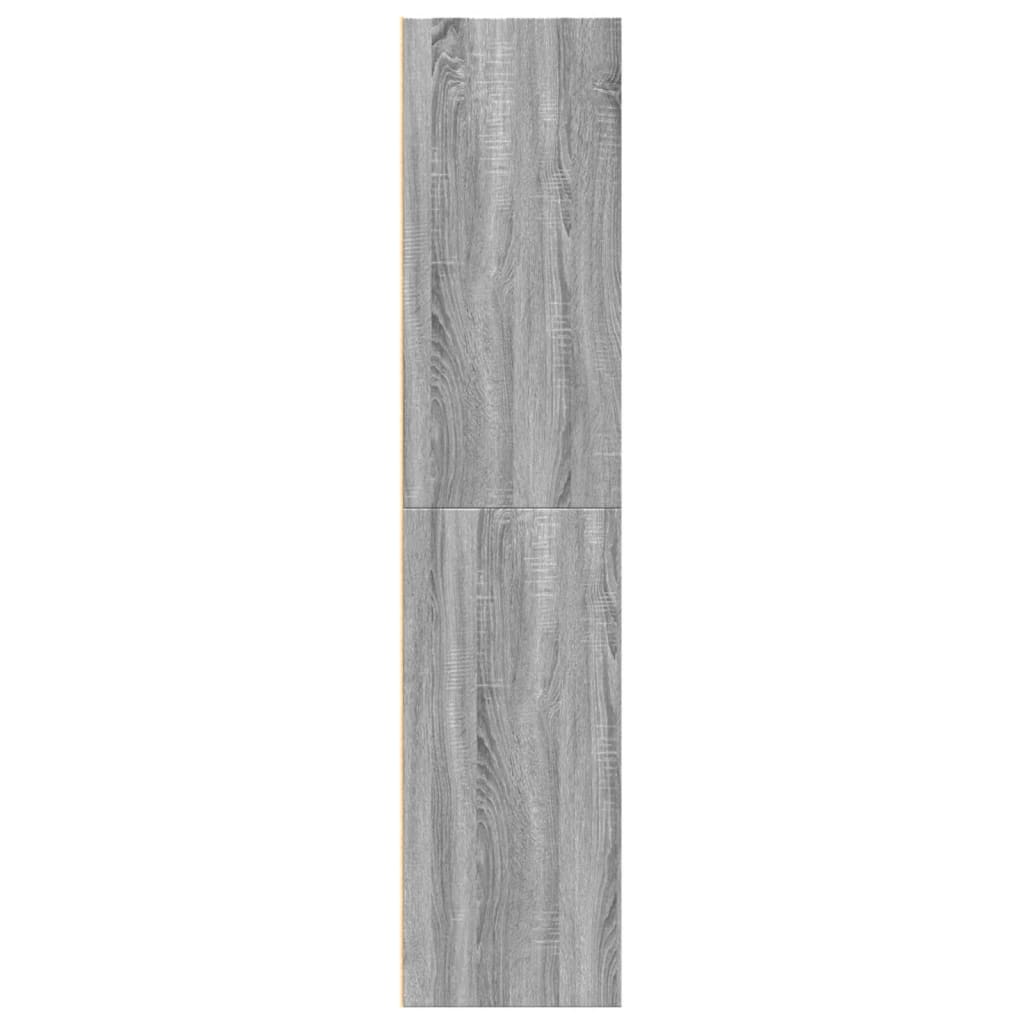 Credenza Grigio Sonoma 70x41x185 cm in Legno Multistrato 3281692