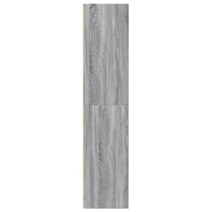 Credenza Grigio Sonoma 70x41x185 cm in Legno Multistrato 3281692