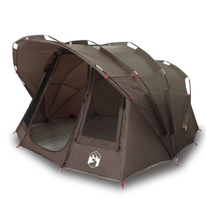 Tenda da Pesca per 5 Persone Marrone Impermeabile 4009393