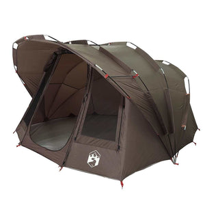 Tenda da Pesca per 5 Persone Marrone Impermeabile 4009393