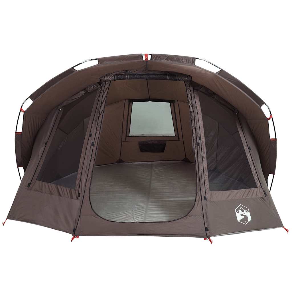 Tenda da Pesca per 5 Persone Marrone Impermeabile 4009393