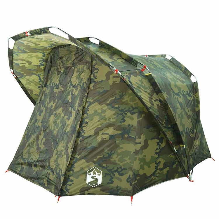 Tenda da Pesca per 4 Persone Mimetica Impermeabile 4009397