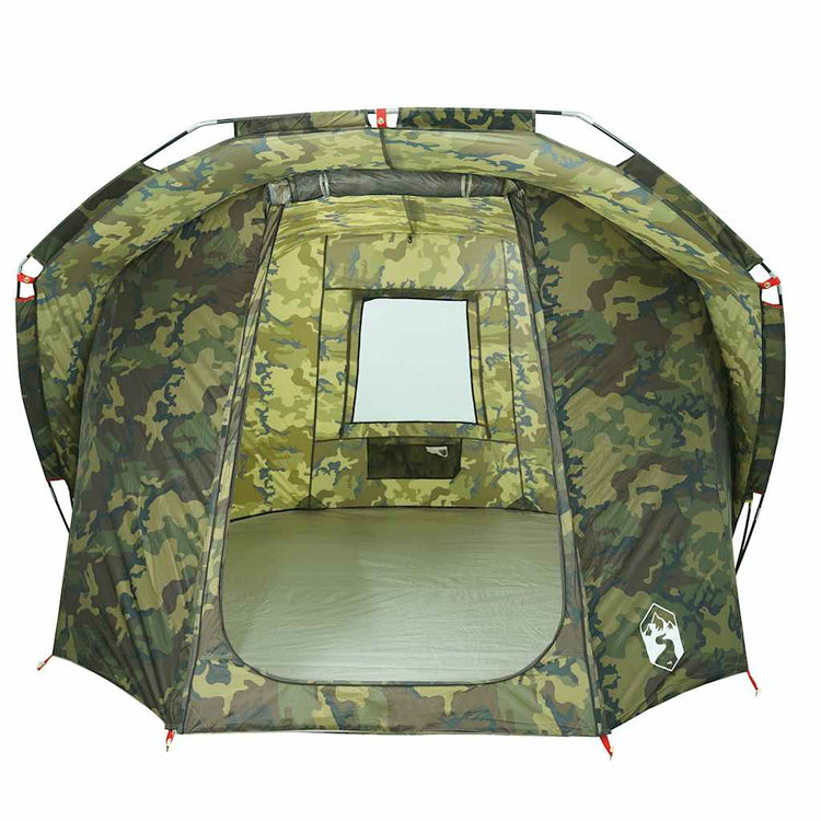 Tenda da Pesca per 4 Persone Mimetica Impermeabile 4009397