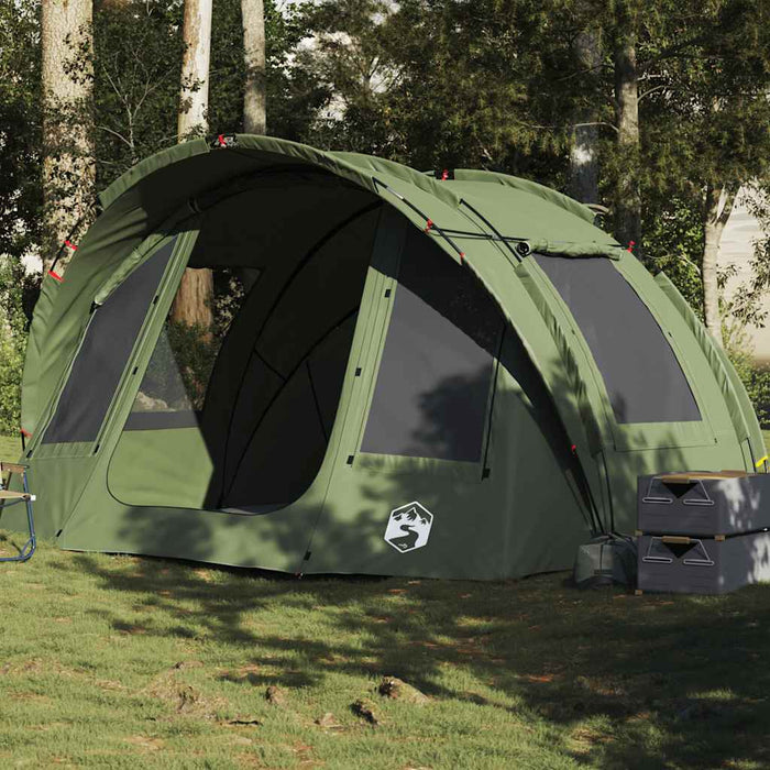 Tenda da Pesca per 2 Persone Verde Oliva Impermeabile 4009398