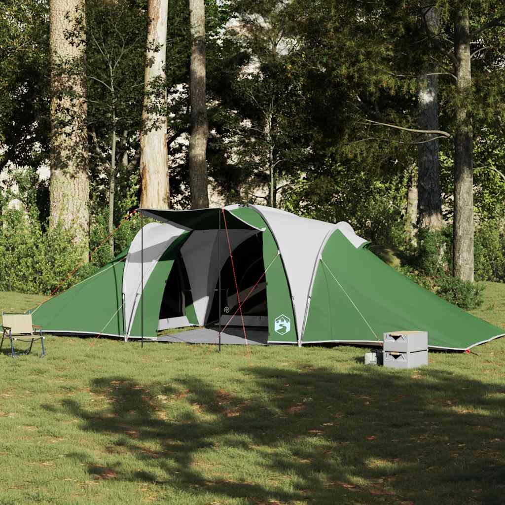 Tenda da Campeggio a Cupola per 6 Persone Verde Impermeabile 4009431