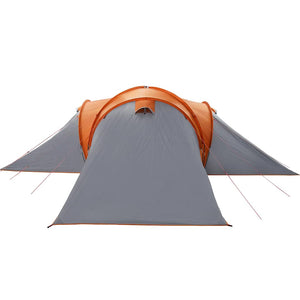 Tenda da Campeggio a Cupola 6 Persone Grigio e Arancione 4009433