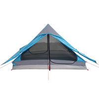 Tenda da Campeggio per 2 Persone Blu Impermeabile 4009435