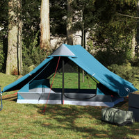 Tenda da Campeggio per 2 Persone Blu Impermeabile 4009435