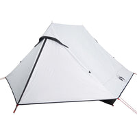 Tenda Campeggio 2 Persone Bianca Tessuto Oscurante Impermeabile 4009437