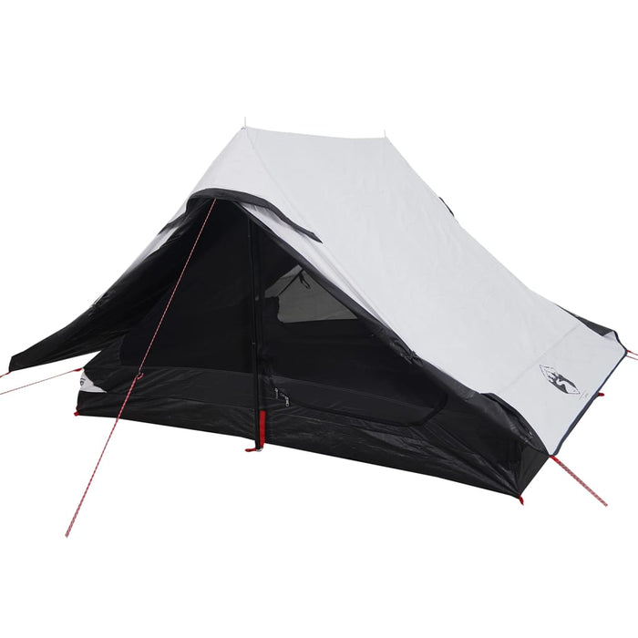 Tenda Campeggio 2 Persone Bianca Tessuto Oscurante Impermeabile 4009437