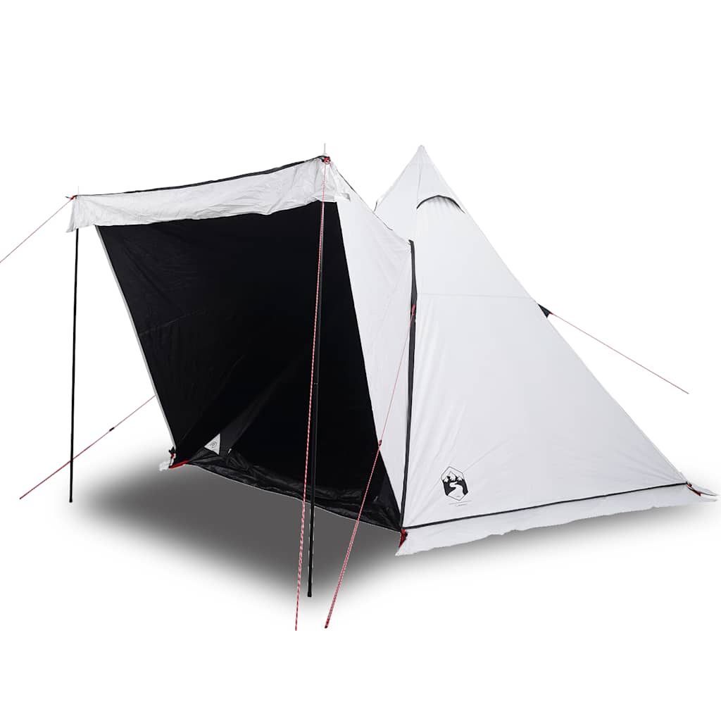 Tenda Familiare Tipi 6 Persone Bianca Tessuto Impermeabile 4009441