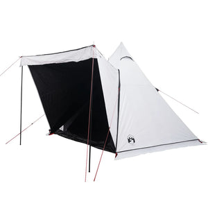 Tenda Familiare Tipi 6 Persone Bianca Tessuto Impermeabile 4009441