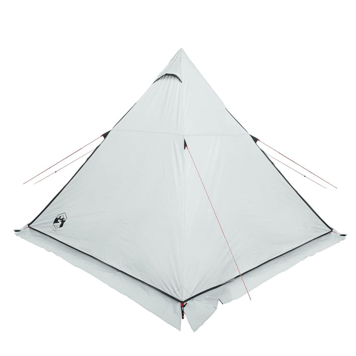 Tenda Familiare Tipi 6 Persone Bianca Tessuto Impermeabile 4009441