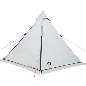 Tenda Familiare Tipi 6 Persone Bianca Tessuto Impermeabile 4009441