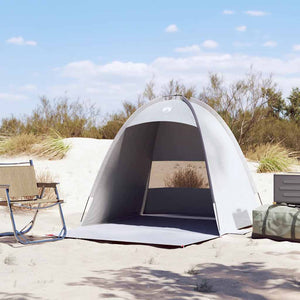 Tenda da Spiaggia 3 Persone Grigia Impermeabile 4009457