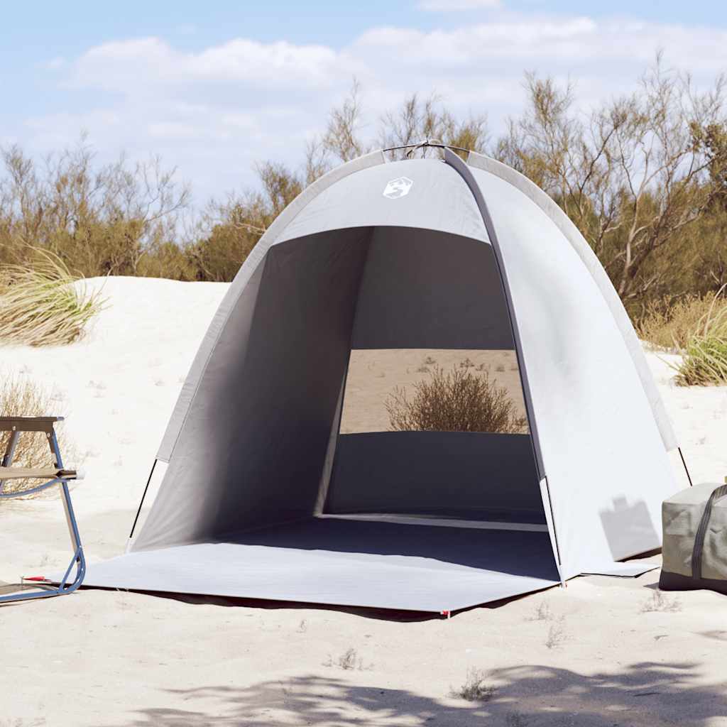 Tenda da Spiaggia 3 Persone Grigia Impermeabile 4009457