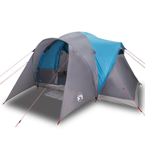 Tenda da Campeggio a Cupola per 4 Persone Blu Impermeabile 4009462