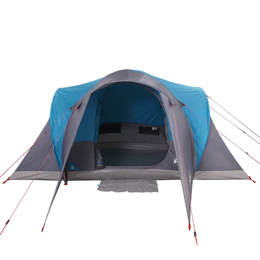 Tenda da Campeggio a Cupola per 4 Persone Blu Impermeabile 4009462