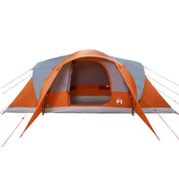 Tenda da Campeggio a Cupola 6 Persone Grigio e Arancione 4009469