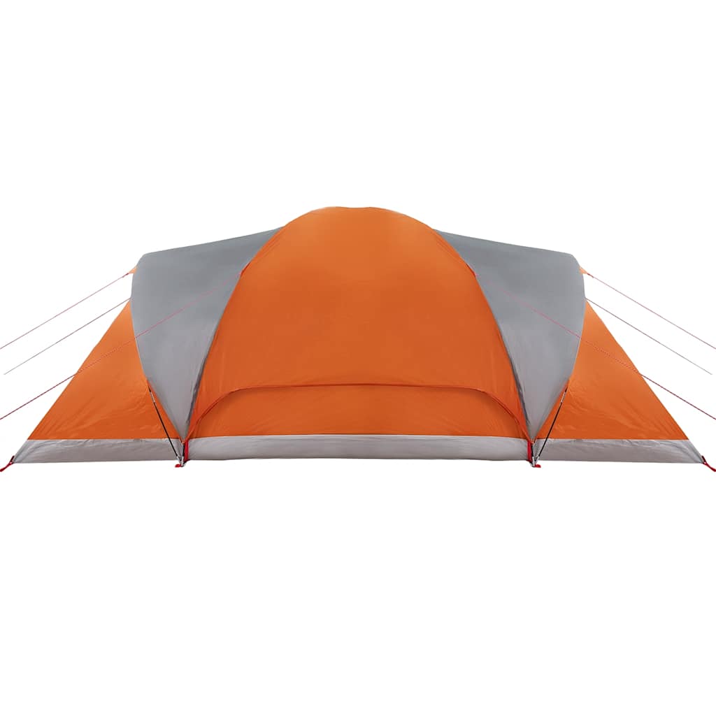 Tenda da Campeggio a Cupola 6 Persone Grigio e Arancione 4009469