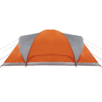 Tenda da Campeggio a Cupola 6 Persone Grigio e Arancione 4009469