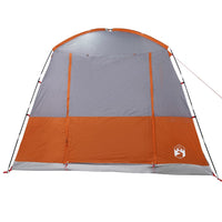 Tenda da Campeggio 4 Persone Grigio e Arancione Impermeabile 4009490