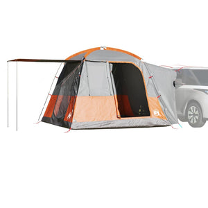 Tenda da Campeggio 4 Persone Grigio e Arancione Impermeabile 4009490