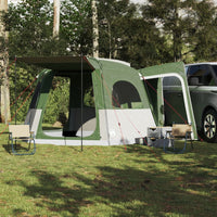 Tenda da Campeggio per Auto per 4 Persone Verde Impermeabile 4009491