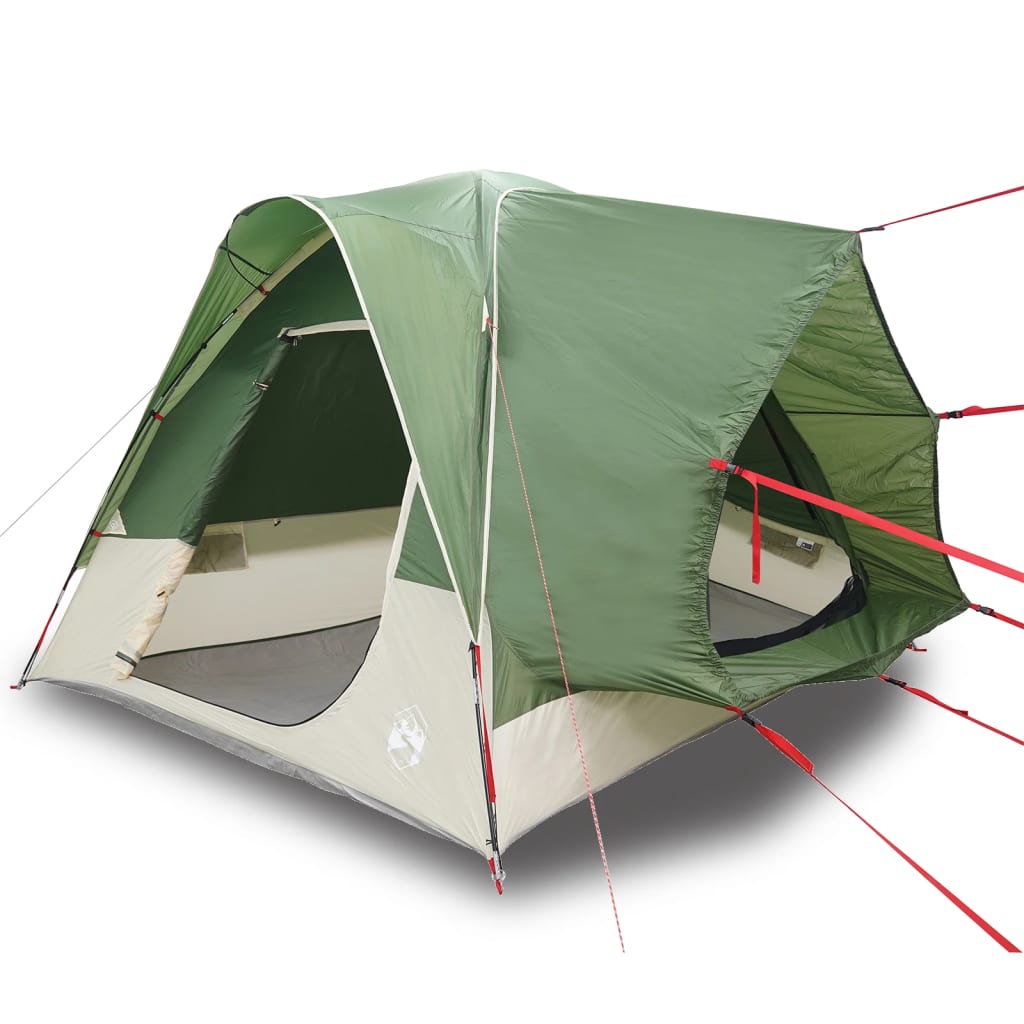 Tenda da Campeggio per Auto per 4 Persone Verde Impermeabile 4009494